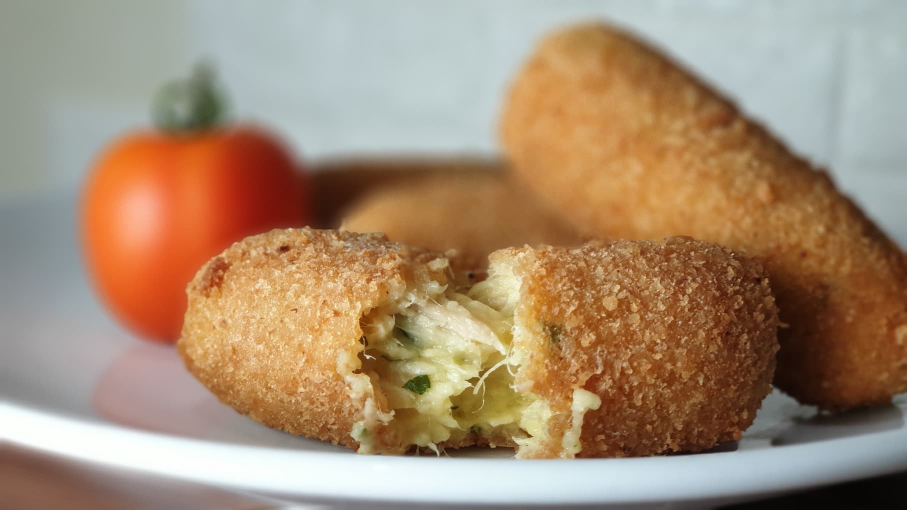 Cheesy Chicken Croquettes